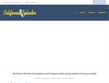 Tablet Screenshot of californiacylinder.com
